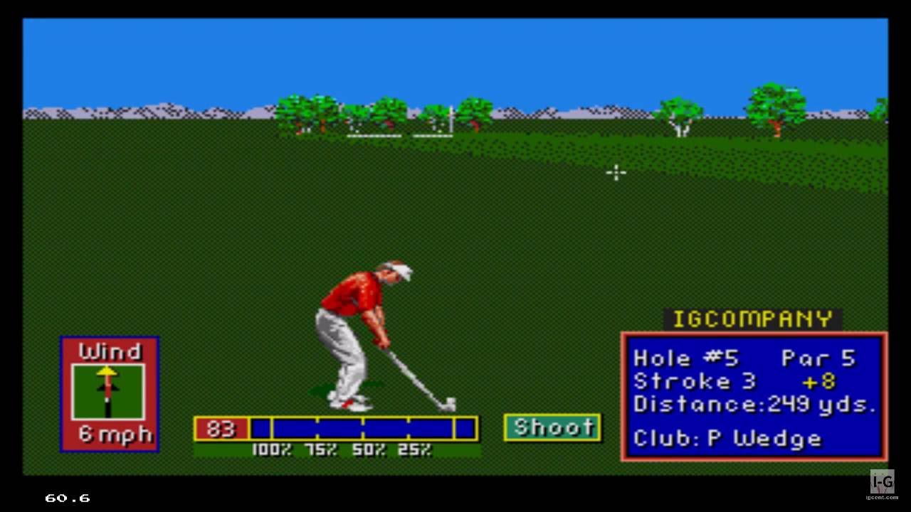 PGA Tour Golf II (1992) Sega Genesis Gameplay HD