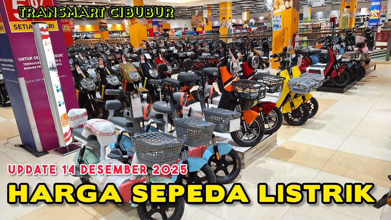 Review Harga Sepeda Listrik 2025 | Semua Merk | Update 14 Desember 2025