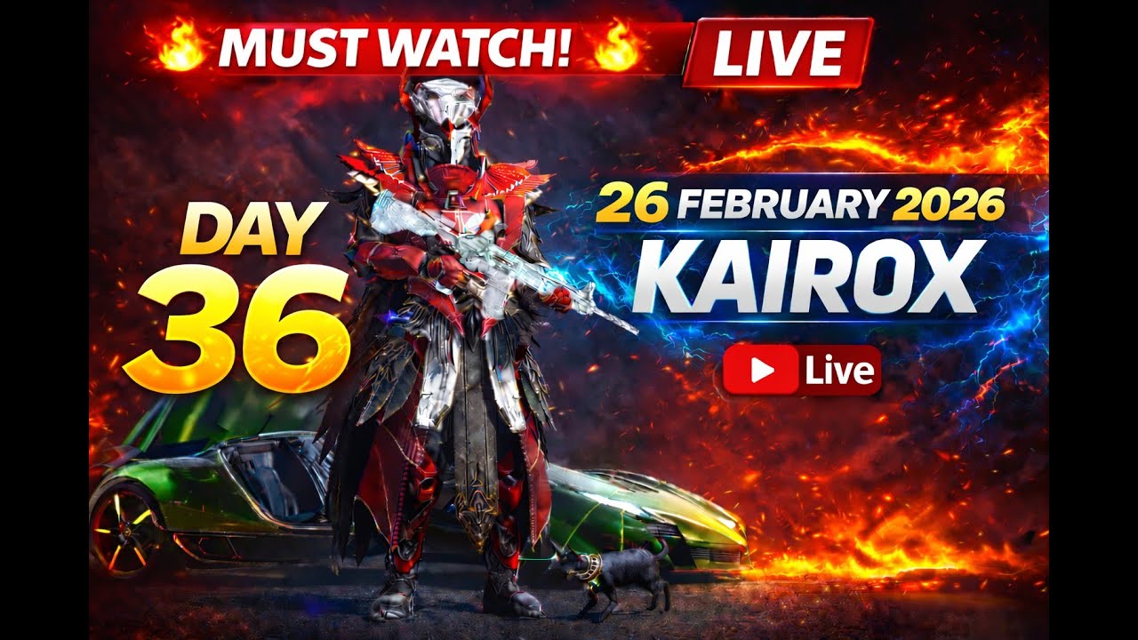 Kairox Rank Push Day 36 ⚡ BGMI 4.2 LIVE | Solo vs Squad