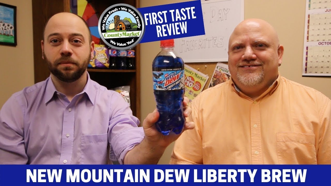 NEW Mountain Dew Liberty Brew - 50 Flavors First Taste Review