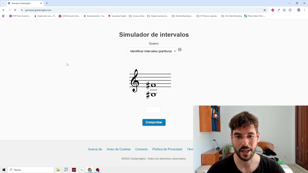 Actualización Gimnasio Guitarreglos: Entrena Intervalos en Partitura