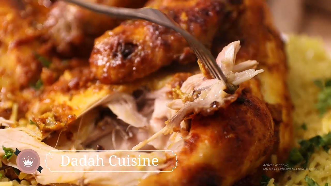 دجاج محمر مجمر بنتو تنافس جاج المطاعم ،بدون تحضير مسبق مع روز مشرب على حبة😋خطوات سهلة بسيطة👍