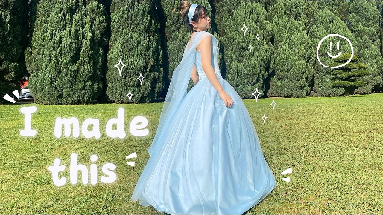 I Made Cinderella’s Ballgown From Scratch ✨