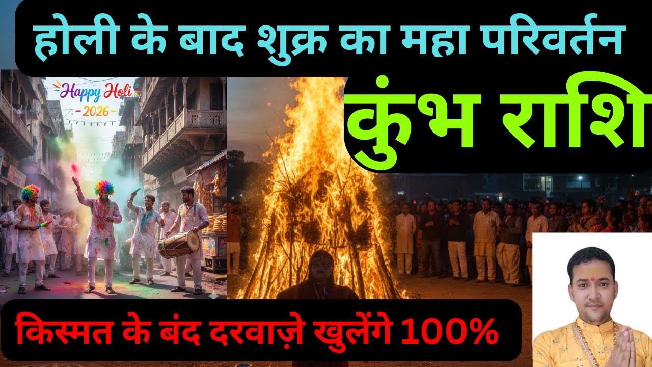 कुंभ राशि-होली के तुरंत बाद किस्मत बदलने वाली है 100% | Kumbh Rashifal | 