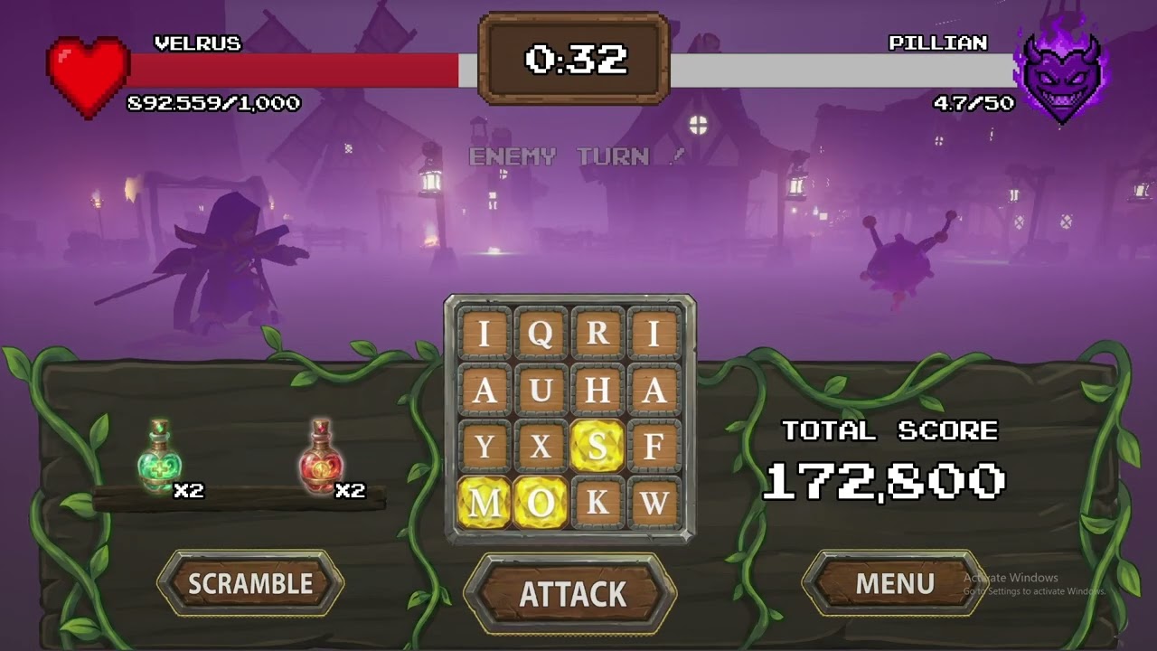Wordcrafter The Rune Master  การเล่นเกม