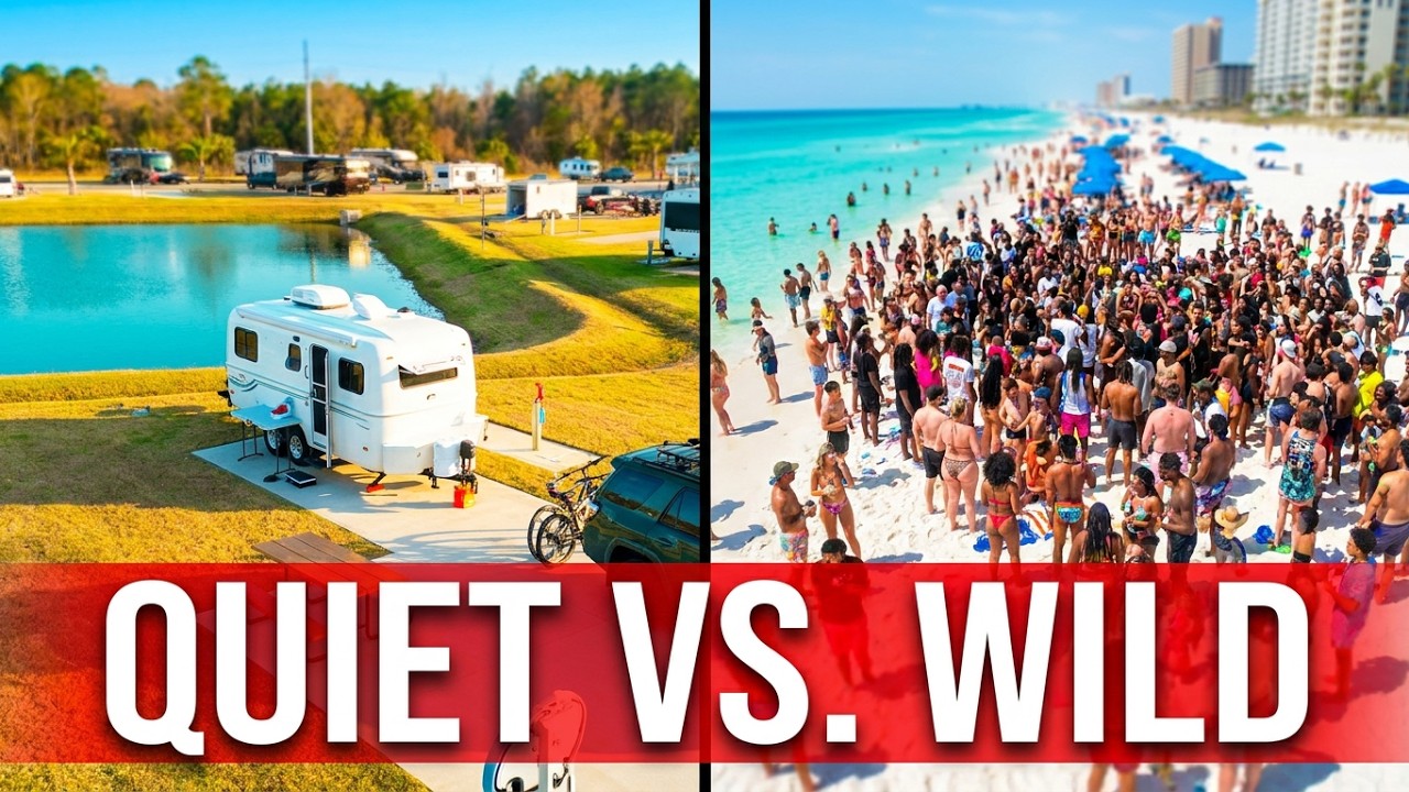 Panama City Beach by RV | Biking, Beaches & Wild Spring Break!