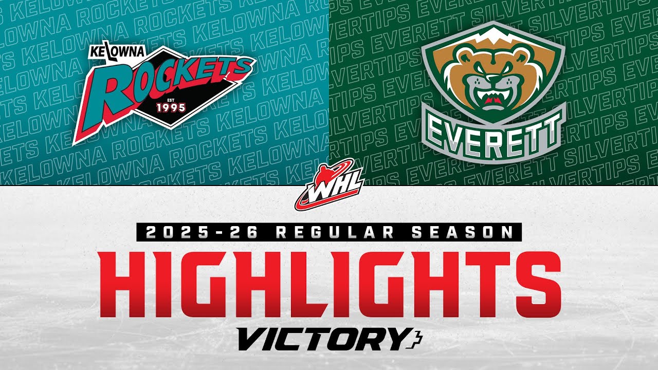 Kelowna Rockets at Everett Silvertips 11/16 | WHL Highlights 2025-26