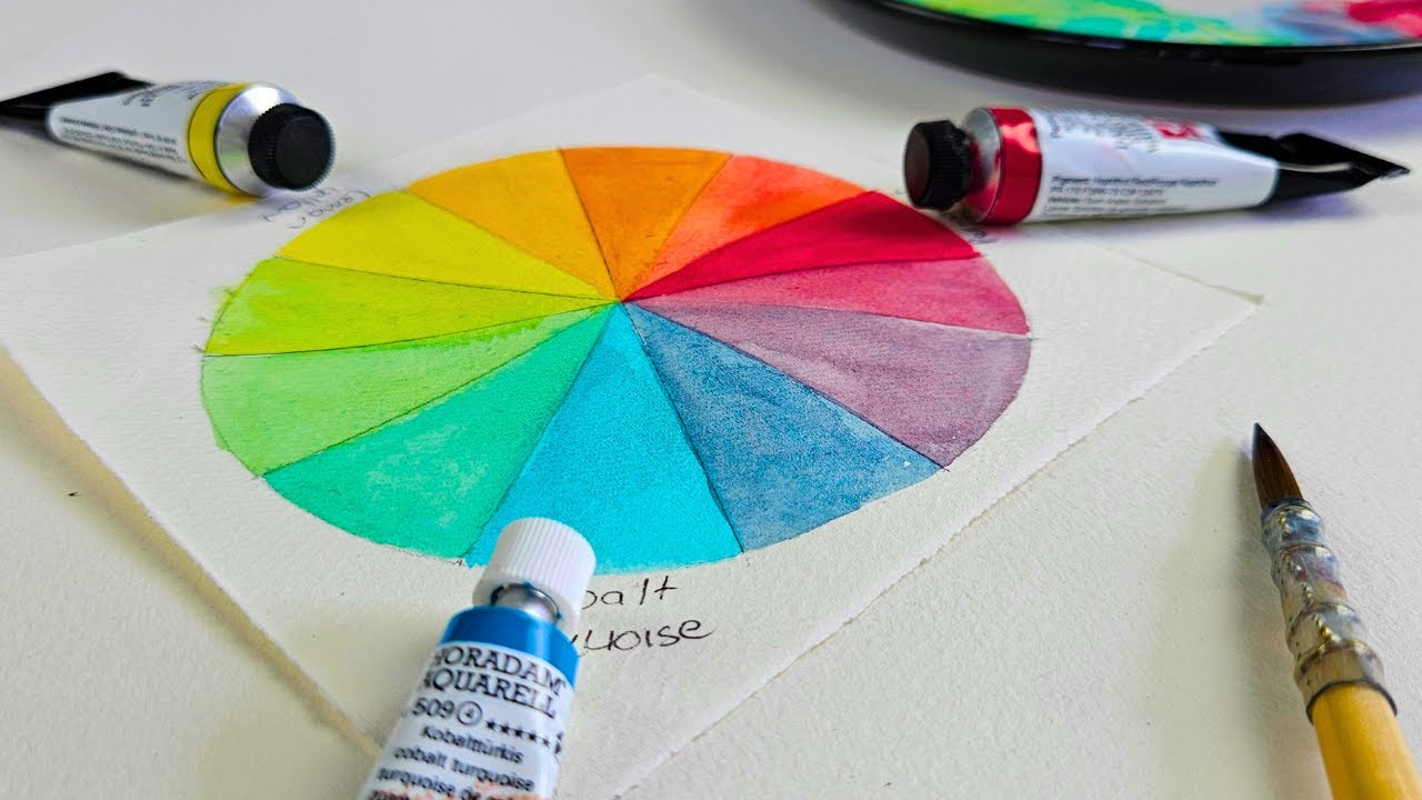 I Painted Every Day for 30 Days ep2- color mixing challenge