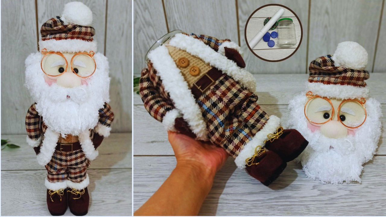 Потрясающе🎅Простой и легкий Санта, полный сюрпризов🎄Новогодний подарок и украшение🛷Проще не бывает🎅