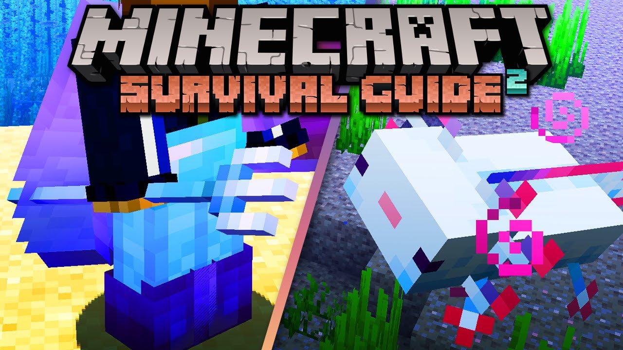 Трезубцы, аксолотли и Риптид! ▫ Руководство по выживанию в Minecraft (обучение 1.18, игра) [S2E79]