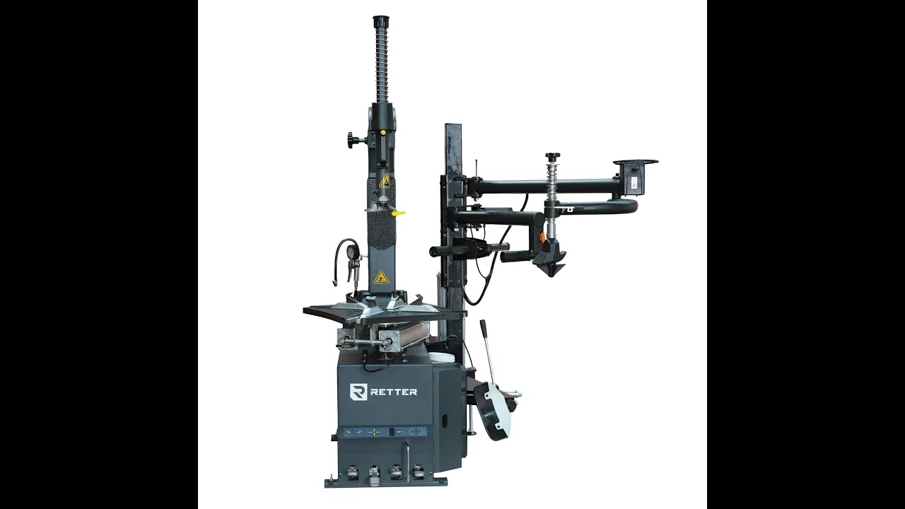 Reifenmontiermaschine RC818A Aufbau & Präsentation - RETTER Reifentechnik