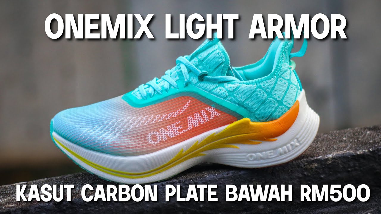 ONEMIX LIGHT ARMOR | Kasut Running Carbon Plate Bawah RM500