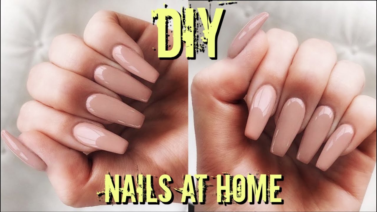 DIY FAKE NAILS AT HOME $6 | EASY, QUICK & CHEAP Quarantine Hacks