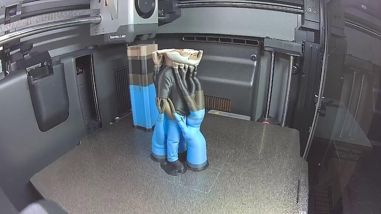 Bambu Lab P2S 3D Printer at Work