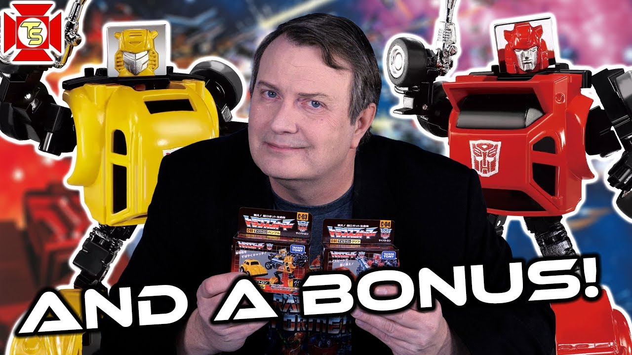 TRANSFORMERS MISSING LINK Bumblebee & Cliffjumper Review (AND A BONUS!)