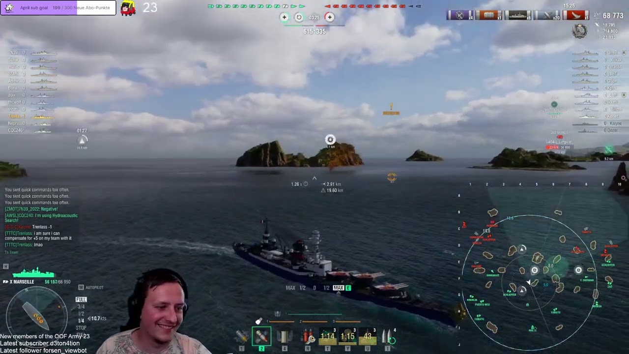 Marseille - A french formula one battlecruiser claps enemy carrier