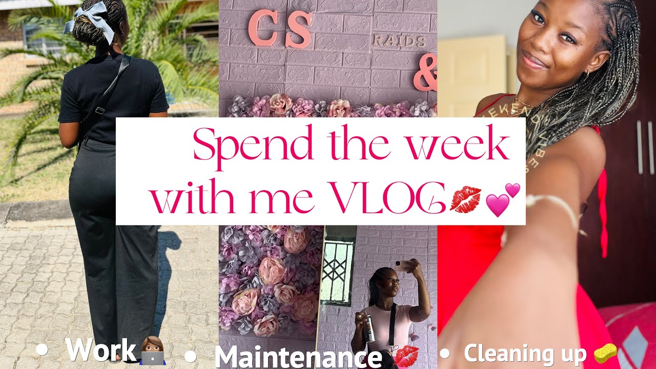 VLOG: Work👩🏽‍💻| Maintance 💋| Cleaning up 🧽                   #southafricanyoutuber 