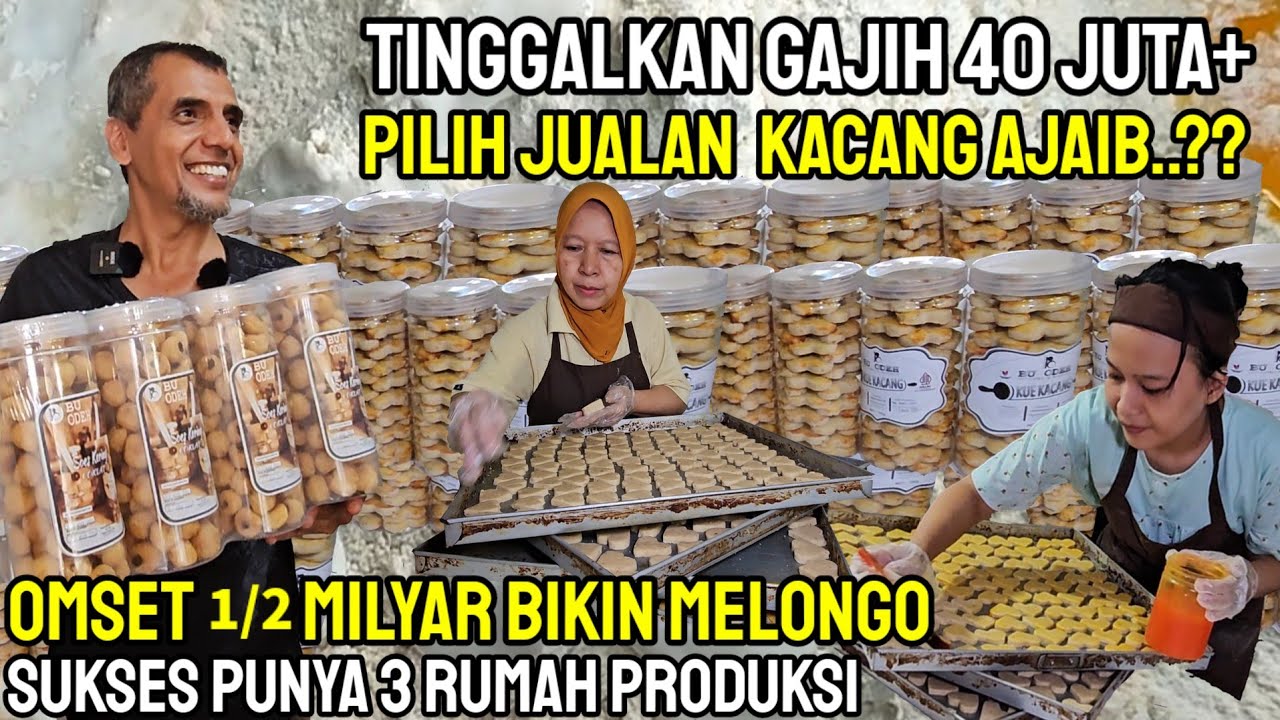 OMSET 1/2 Milyar !! CERDAS CUMA MODAL KACANG AJAIB DUDUK MANIS Di RUMAH KBANJIRAN CUAN | IDE BISNIS