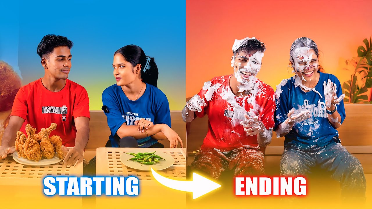 Eating Challenge Gone Wrong ❌😂 Funny Challenge - Chattambees