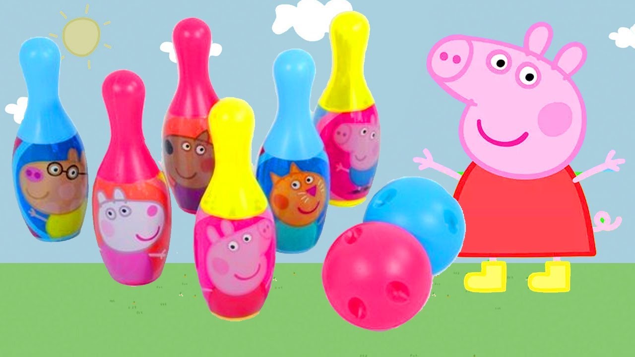 JUGANDO BOLICHE DE PEPPA PIG | PLAYWORLDTV
