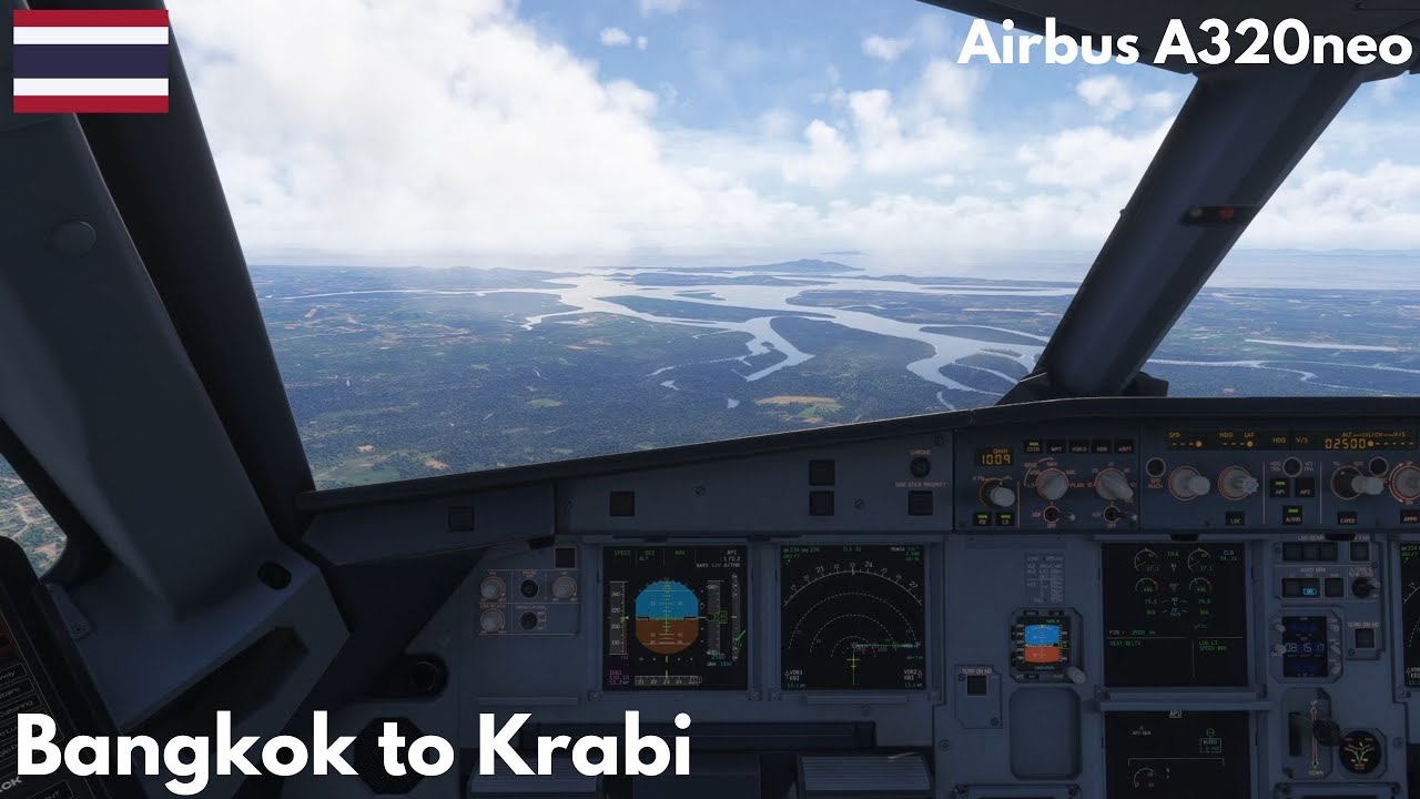 [MSFS2024] A320neo: Bangkok to Krabi (Thailand)