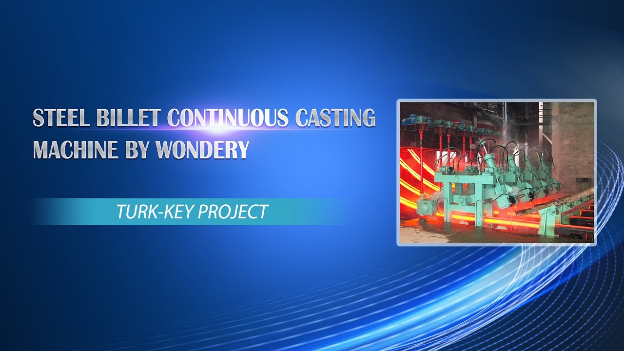 steel billet continuous casting machine (CCM)