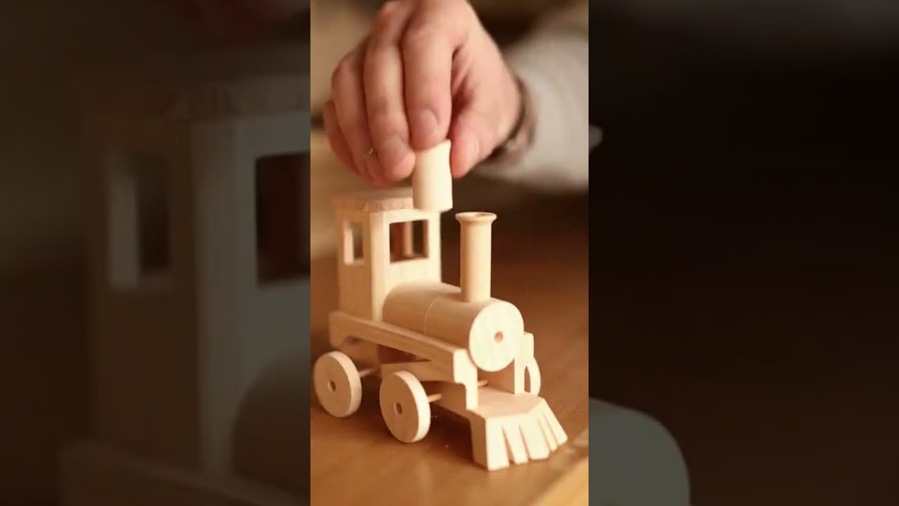 This Wooden Train Feels Timeless 