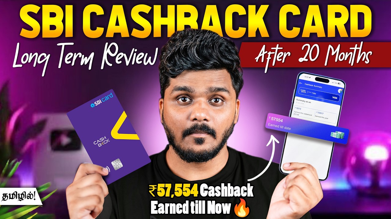 Best credit card for Students and Employees🤩⚡ - SBI Cashback Card Long Term Review after 20 Months!