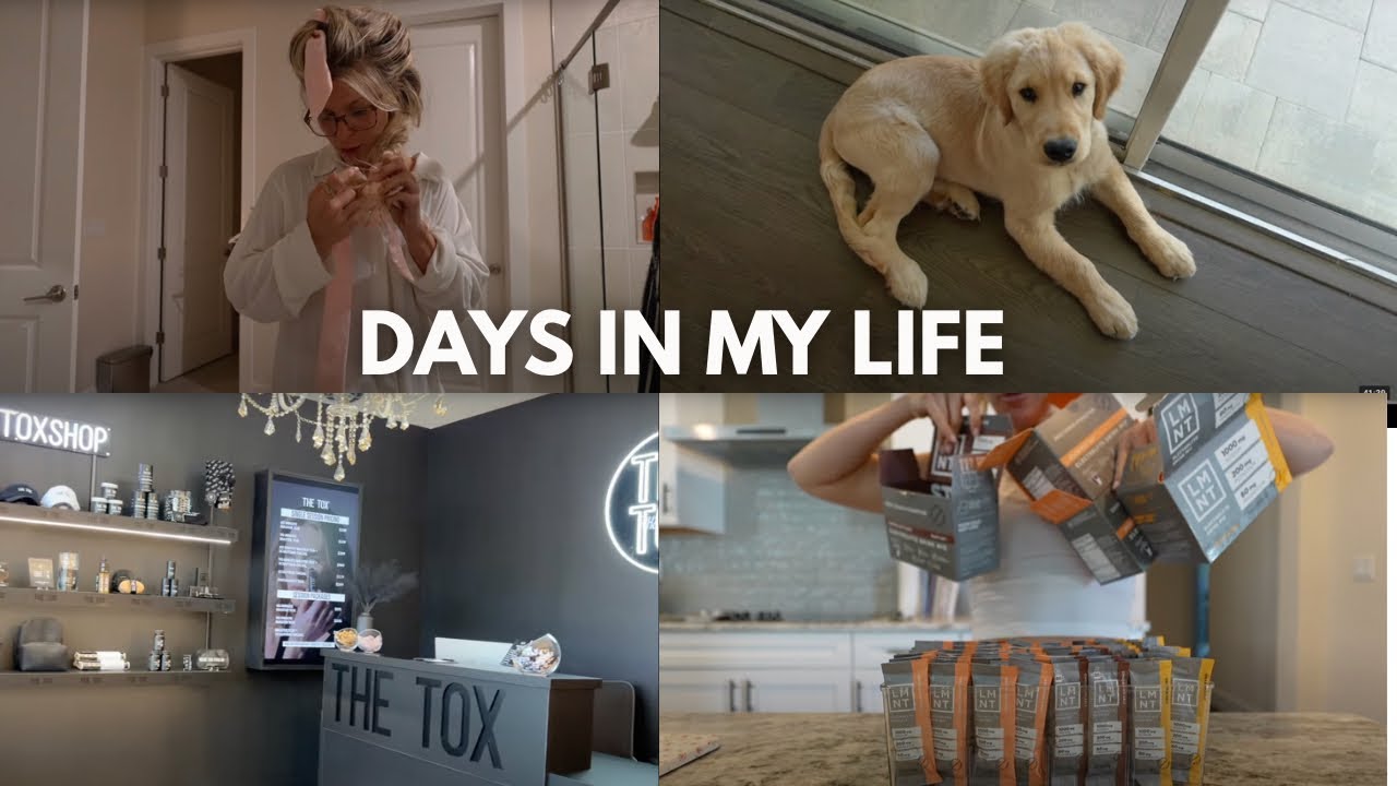 VLOG: protein matcha, vet appt, lymphatic drainage massage + typical work days as a fitness coach