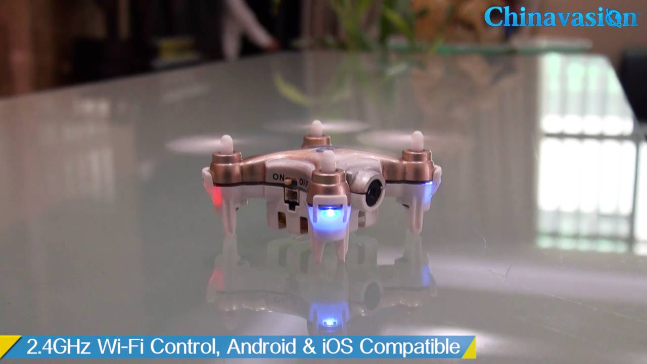 Mini Camera Drone - How to Control the CX-10W with your iPhone or Android Smartphone?
