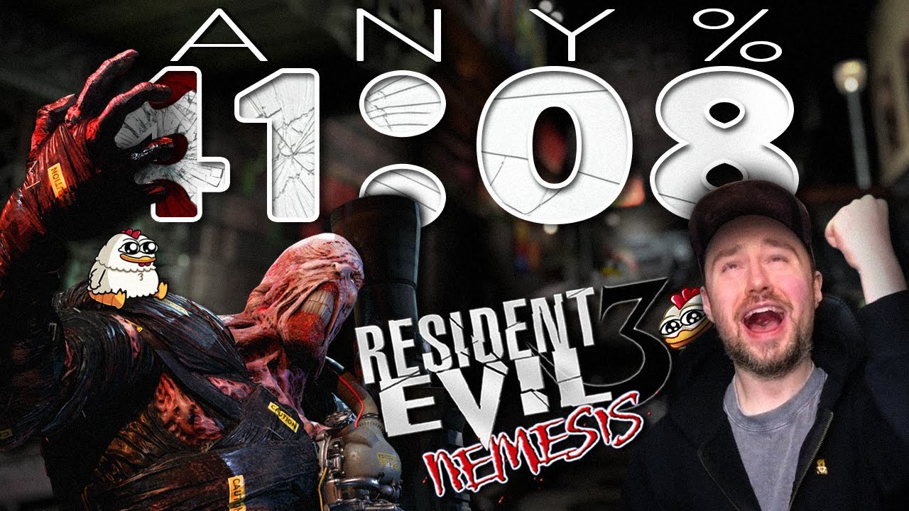 Bawkbasoup Does it Again || RE3 Any% Speedrun in 41:08