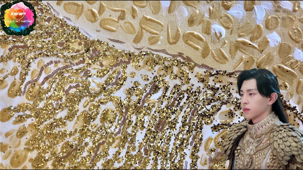 Phoenix Wing Fluid Art and Glitter. Deng Lun Xufeng Inspired Ashes of Love Drama Series (245)