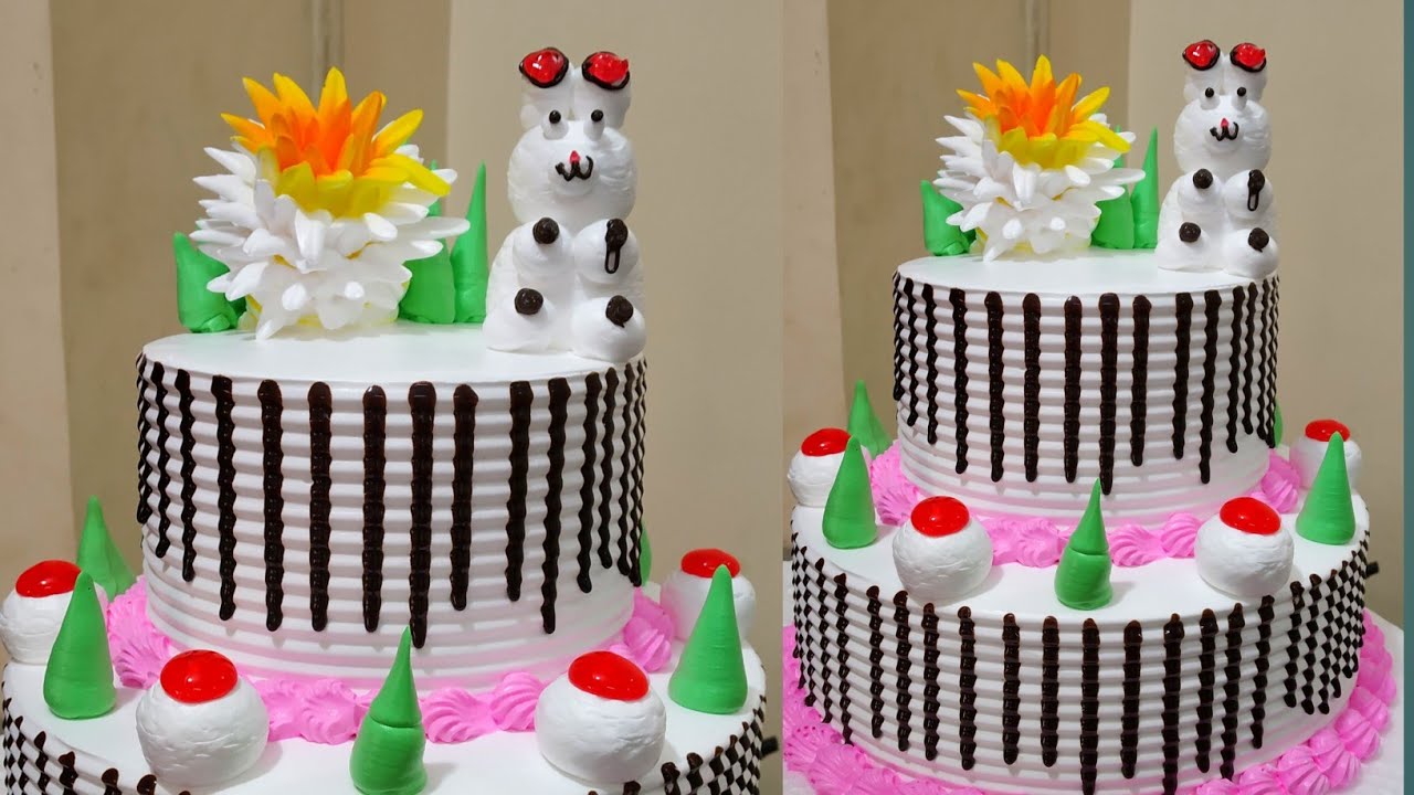 How To Make Chocolate Step Cake Decorated with Top Cake Master