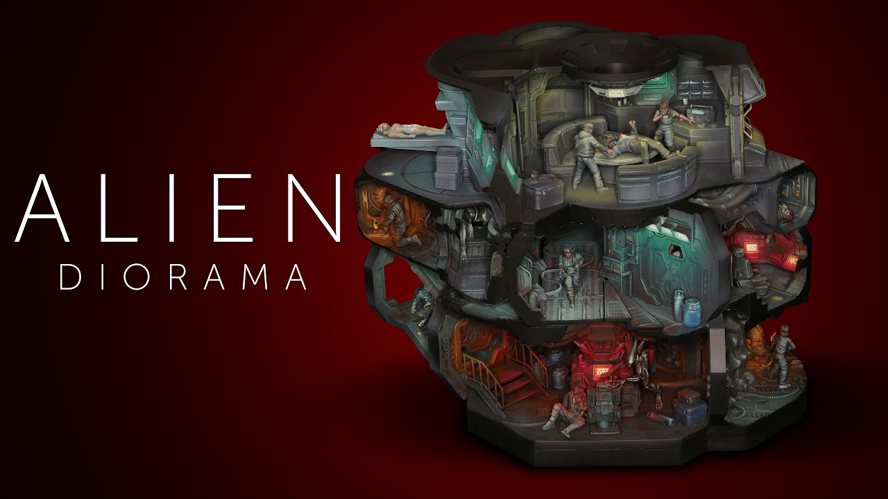 Alien Diorama Making Of FR