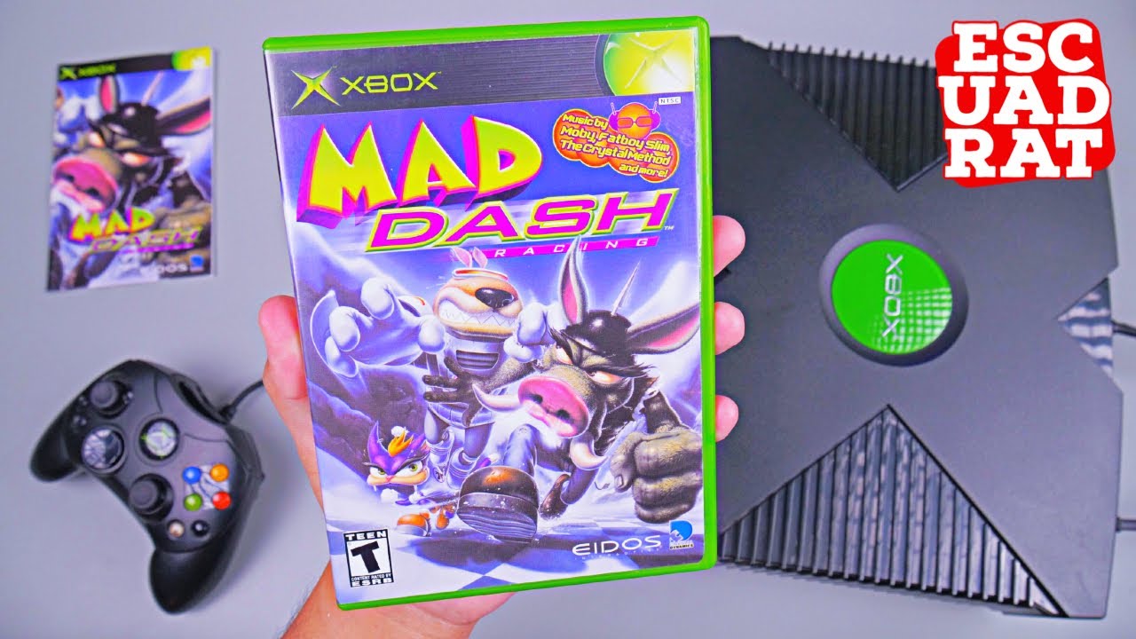 Распаковка и игровой процесс Mad Dash Racing Xbox Classic — эксклюзивные игры для Xbox