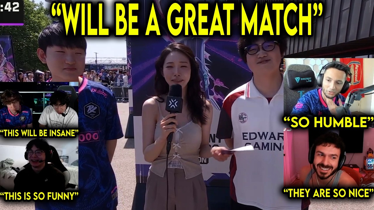 Valorant Streamers React To Jinggg & EDG ZmjjKK Interview Before PRX vs EDG Match In Masters London