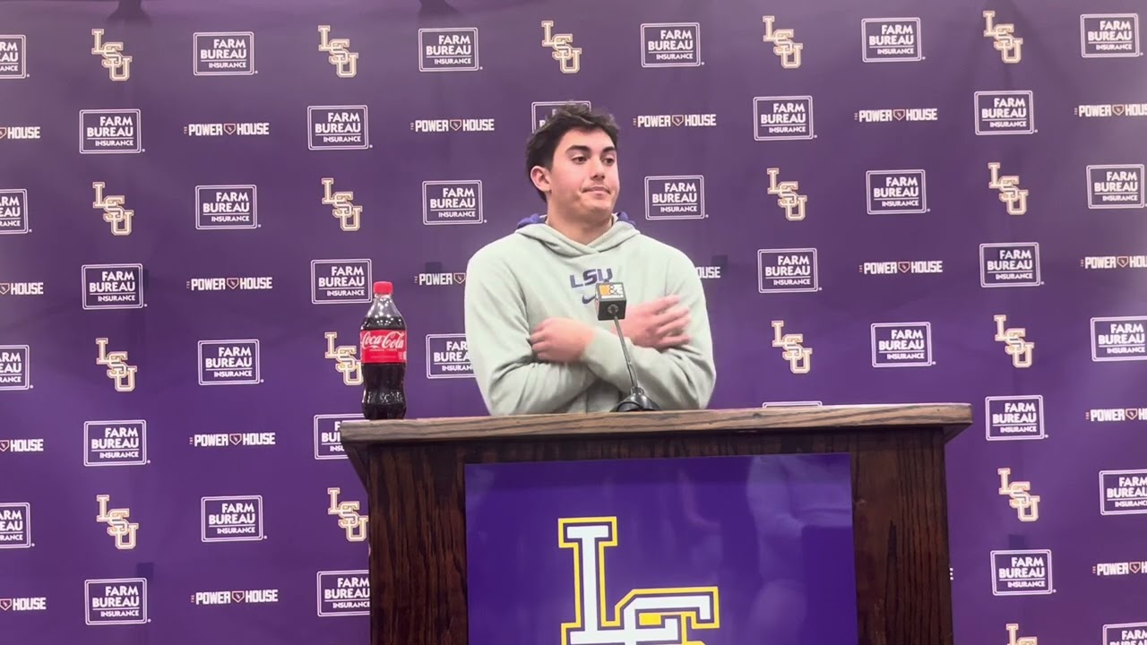 LSU Baseball Media Day: Pitcher Gage Jump