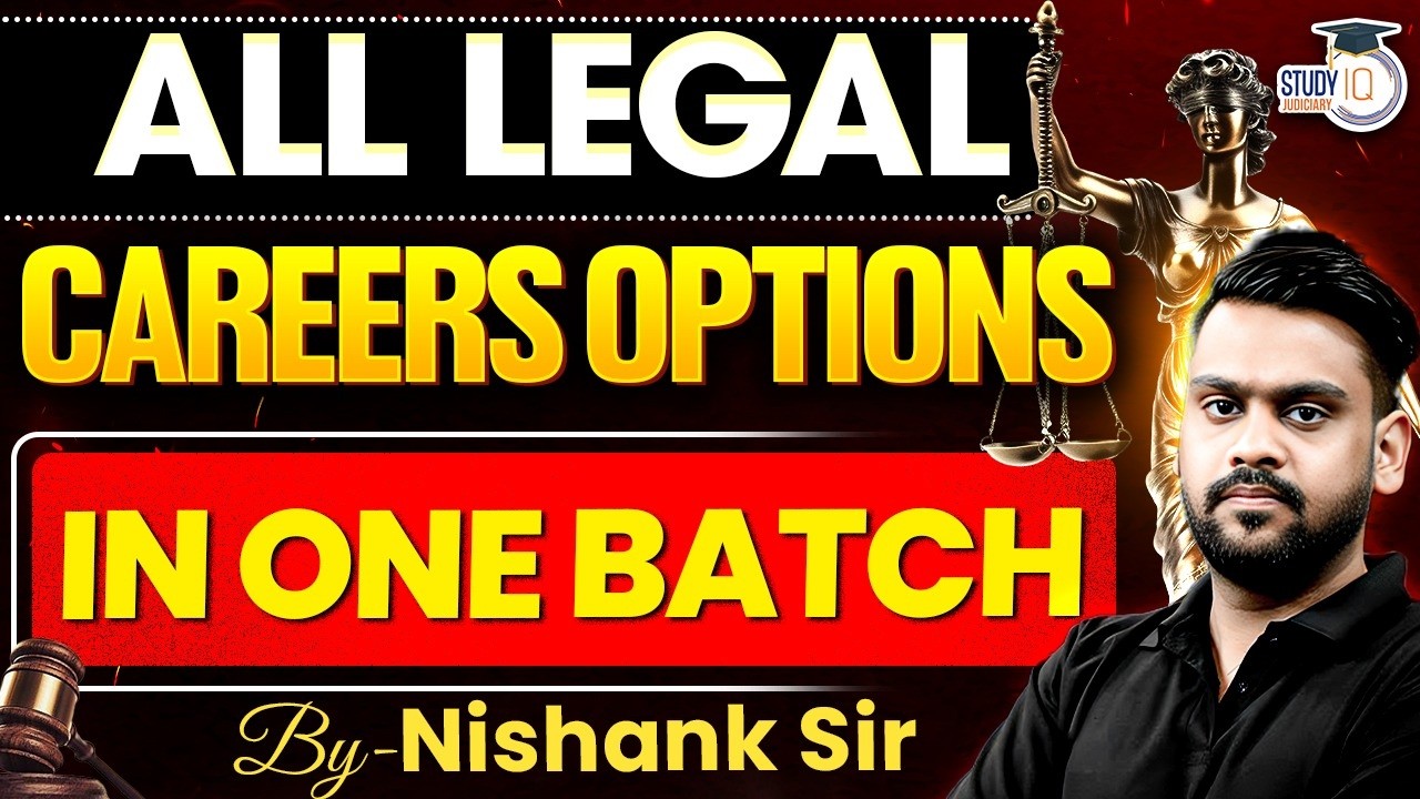 ALL LEGAL CAREERS OPTIONS IN ONE BATCH | By - Nishank Agarwal