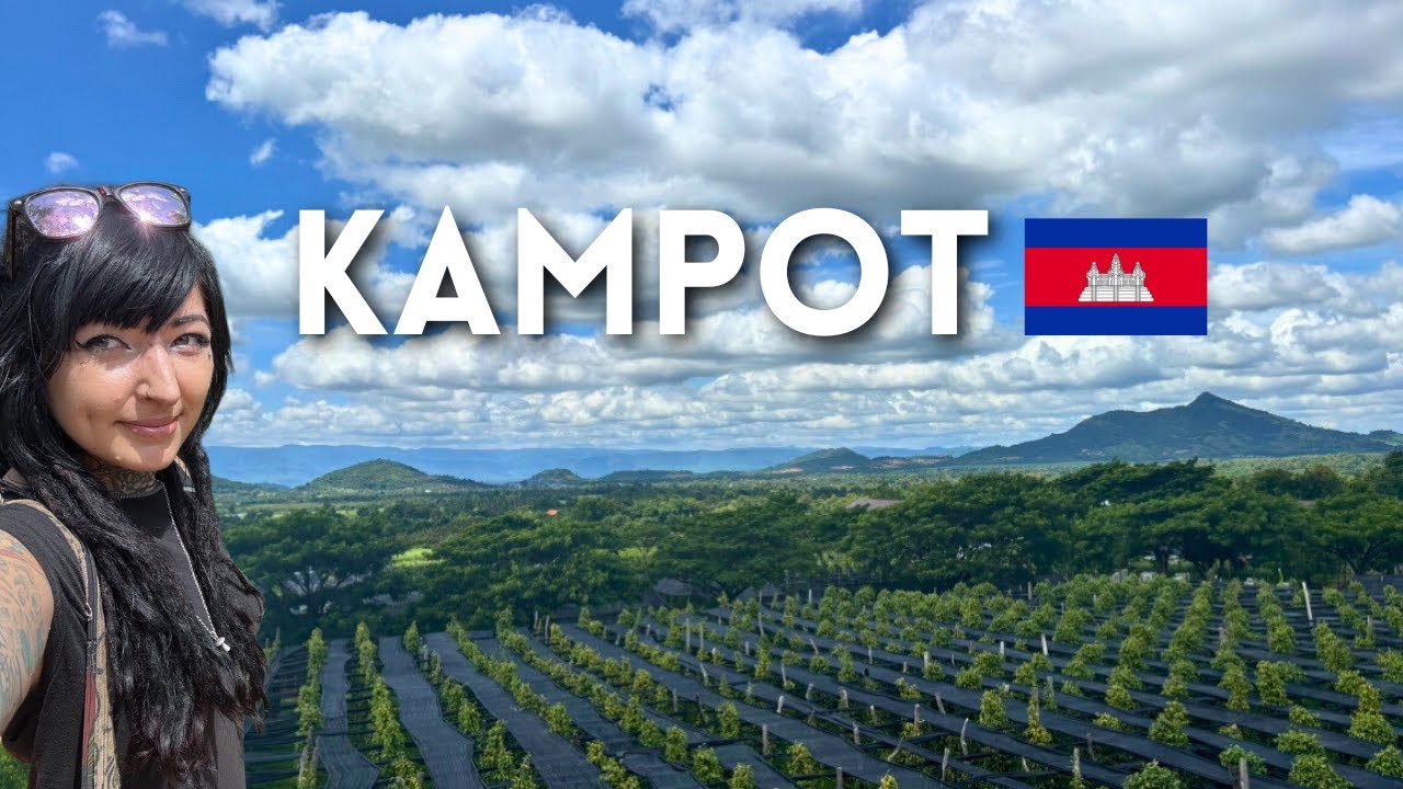Сельская местность Кампота - перечная ферма и соляные поля 🇰🇭