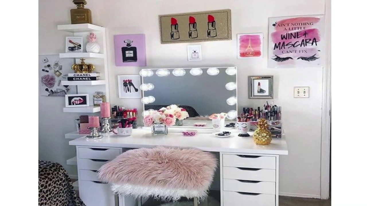 IDEAS DE DECORACION PARA TU TOCADOR💋                       #artedecorativa #tocadores #decoraciones