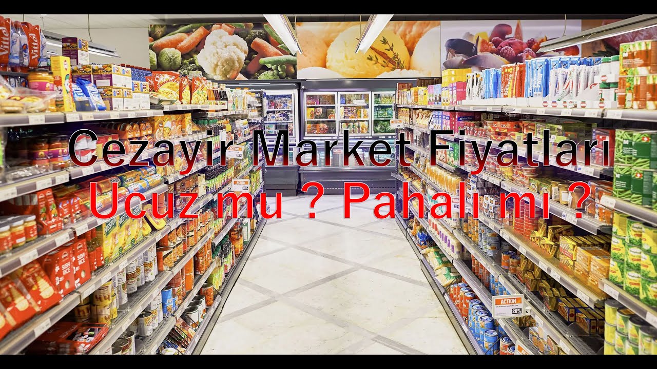 Cezayir Büyük Market Gezisi / Detaylı Fiyatlar
