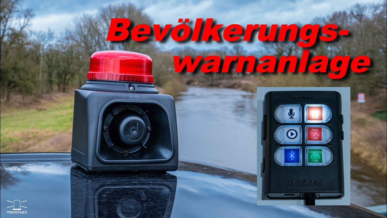 Mobile Warnanlage MoWa 2 Bluetooth Bevölkerungswarnanlage