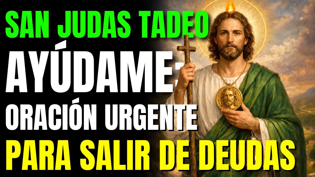 SAN JUDAS TADEO, AYÚDAME: ORACIÓN URGENTE PARA SALIR DE DEUDAS