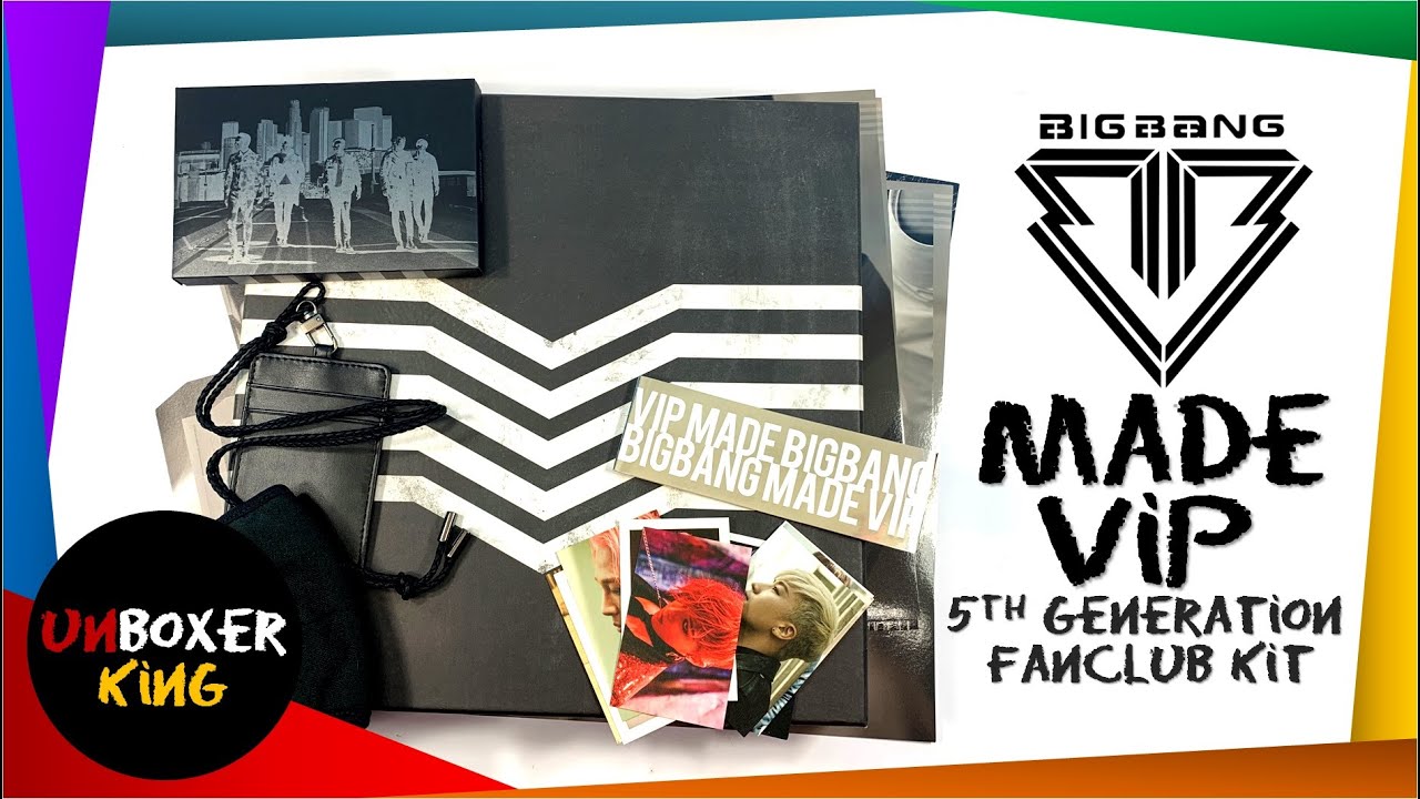 BIG BANG 빅뱅 || MADE VIP || 5TH GENERATION FANCLUB  MEMBERSHIP KIT || KPOP MERCH UNBOXING
