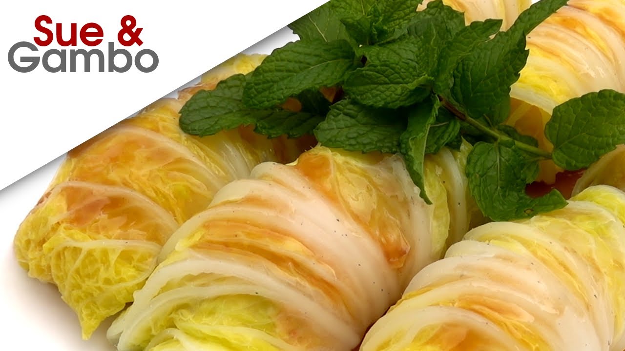 Steamed Shrimp Cabbage Rolls Recipe