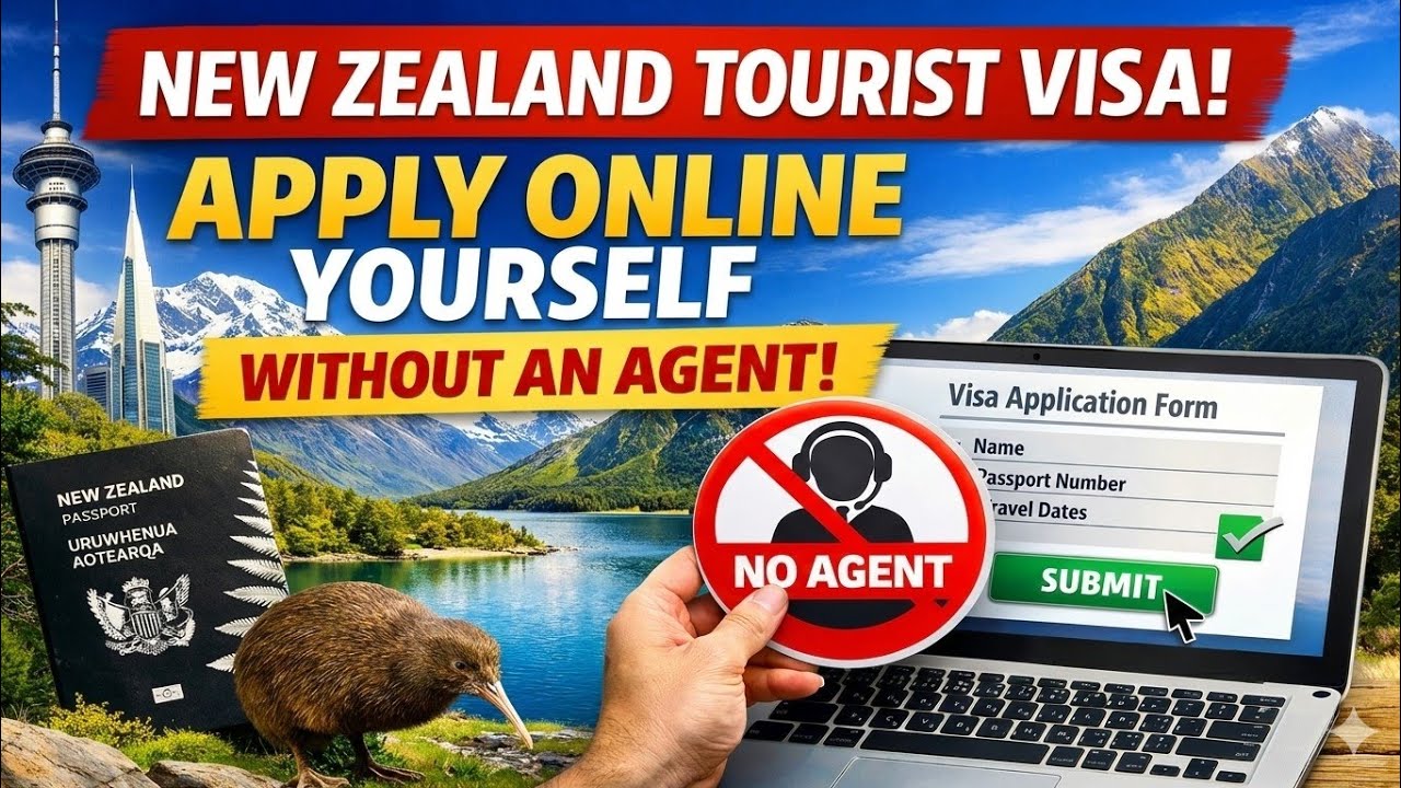 New Zealand Tourist Visa 2026 | Apply Online Yourself Without Any Agent