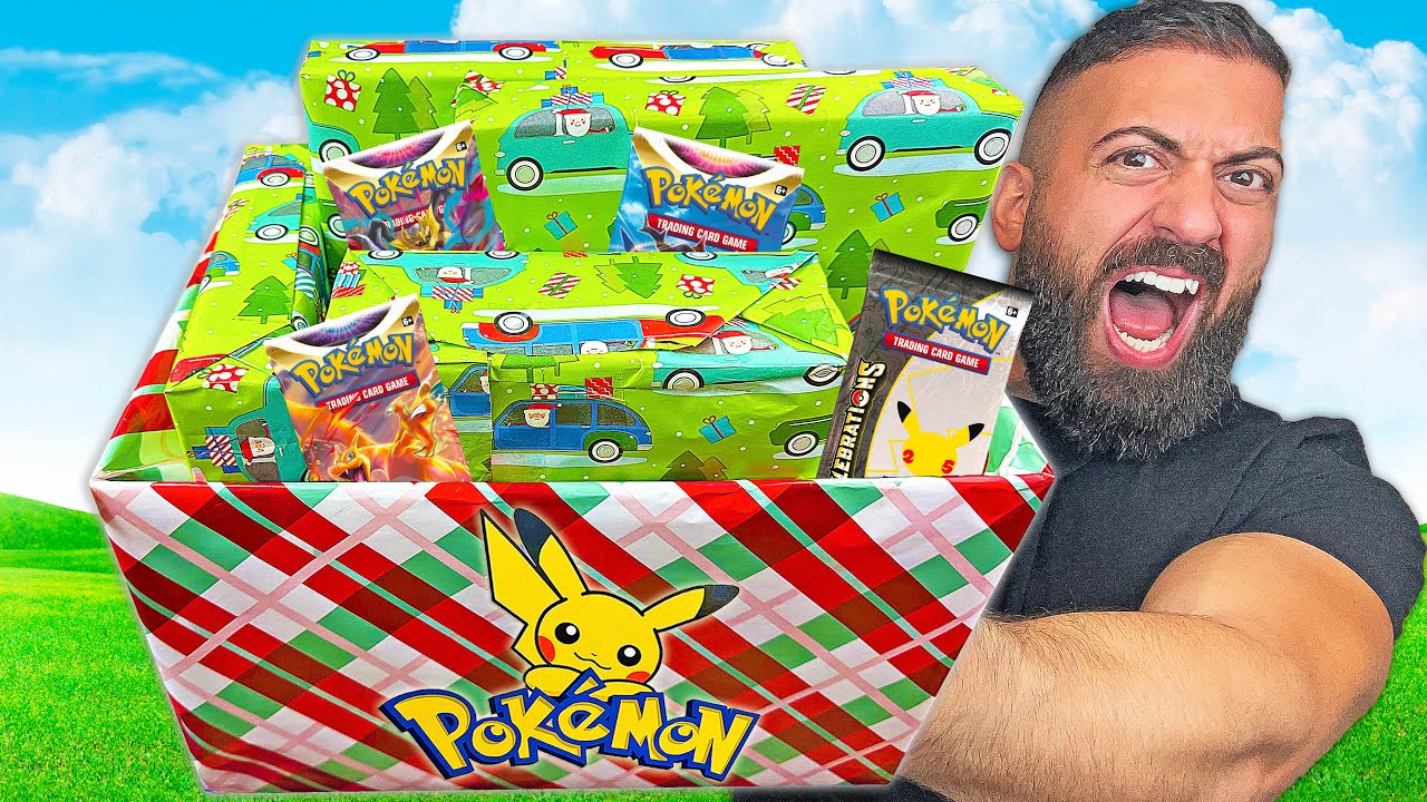 Unboxing a GIANT Box of Pokemon Card PRESENTS!