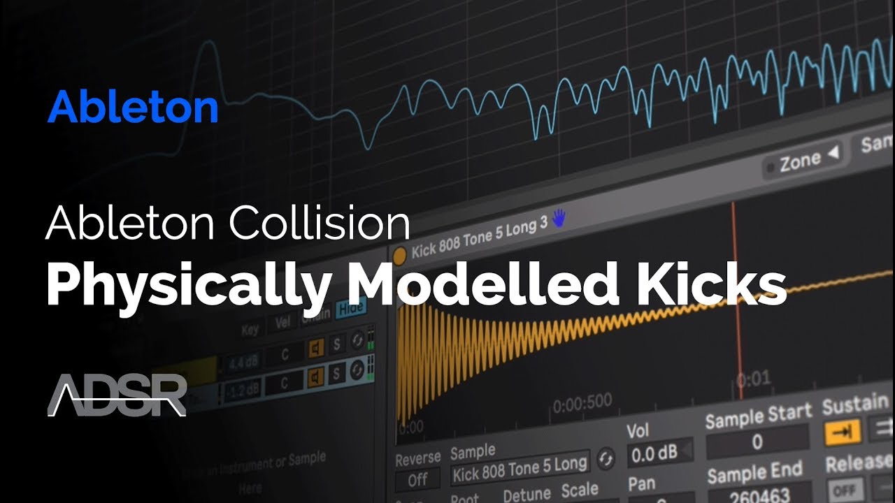 Физически смоделированные удары ногами с помощью Ableton Collision — Часть 2