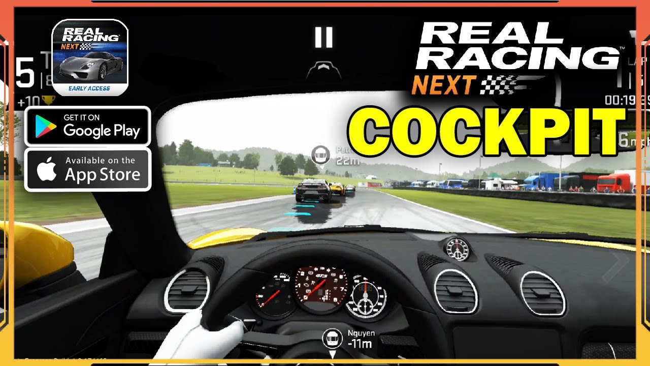 Real Racing 4 NEXT Cockpit Mode Gameplay (Android, iOS) - Part 3