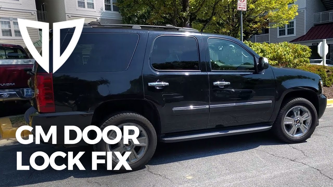 Ремонт дверного замка грузовика GM - Chevrolet Tahoe Suburban Silverado Avalanche GMC Sierra Cadi...